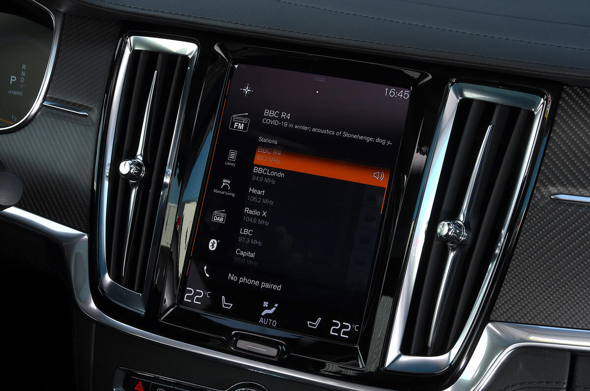 Polestar 1 2020 road test review - infotainment