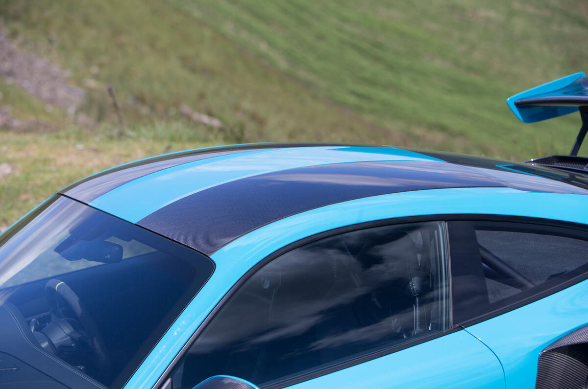 Porsche 911 GT2 RS 2018 road test review roof