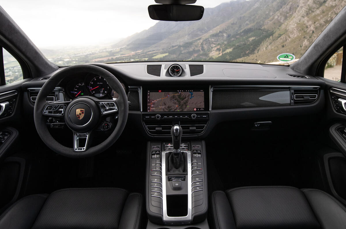 Porsche Macan Turbo 2019 road test review - cabin