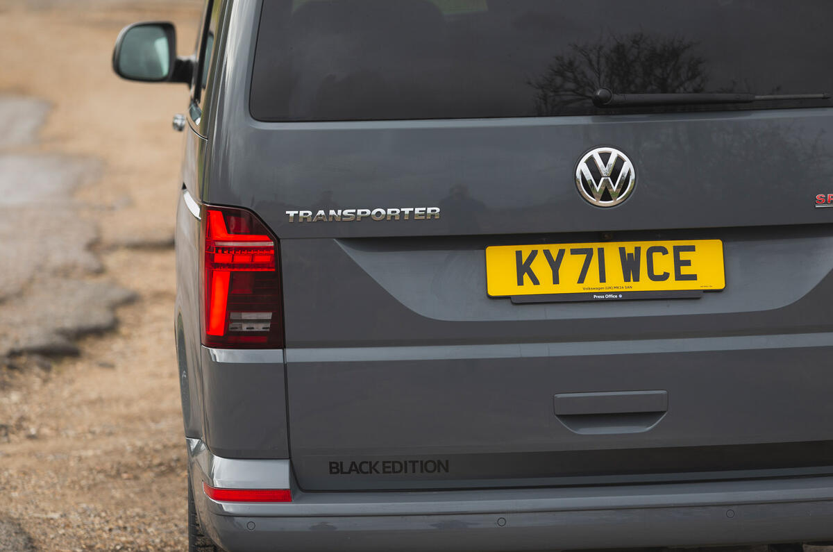 10 Volkswagen Transporter 2022 road test review rear lights