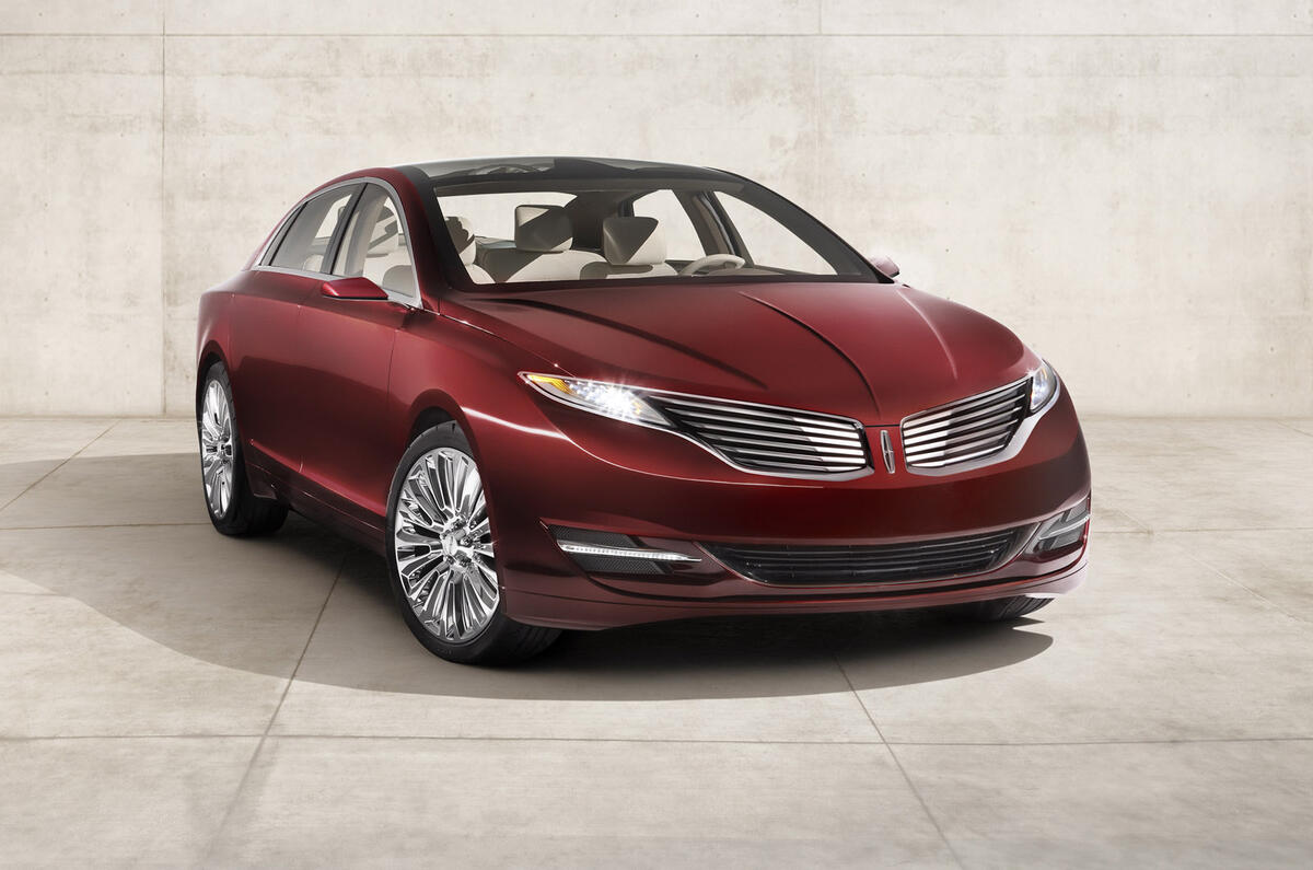 Detroit motor show: Lincoln MKZ concept
