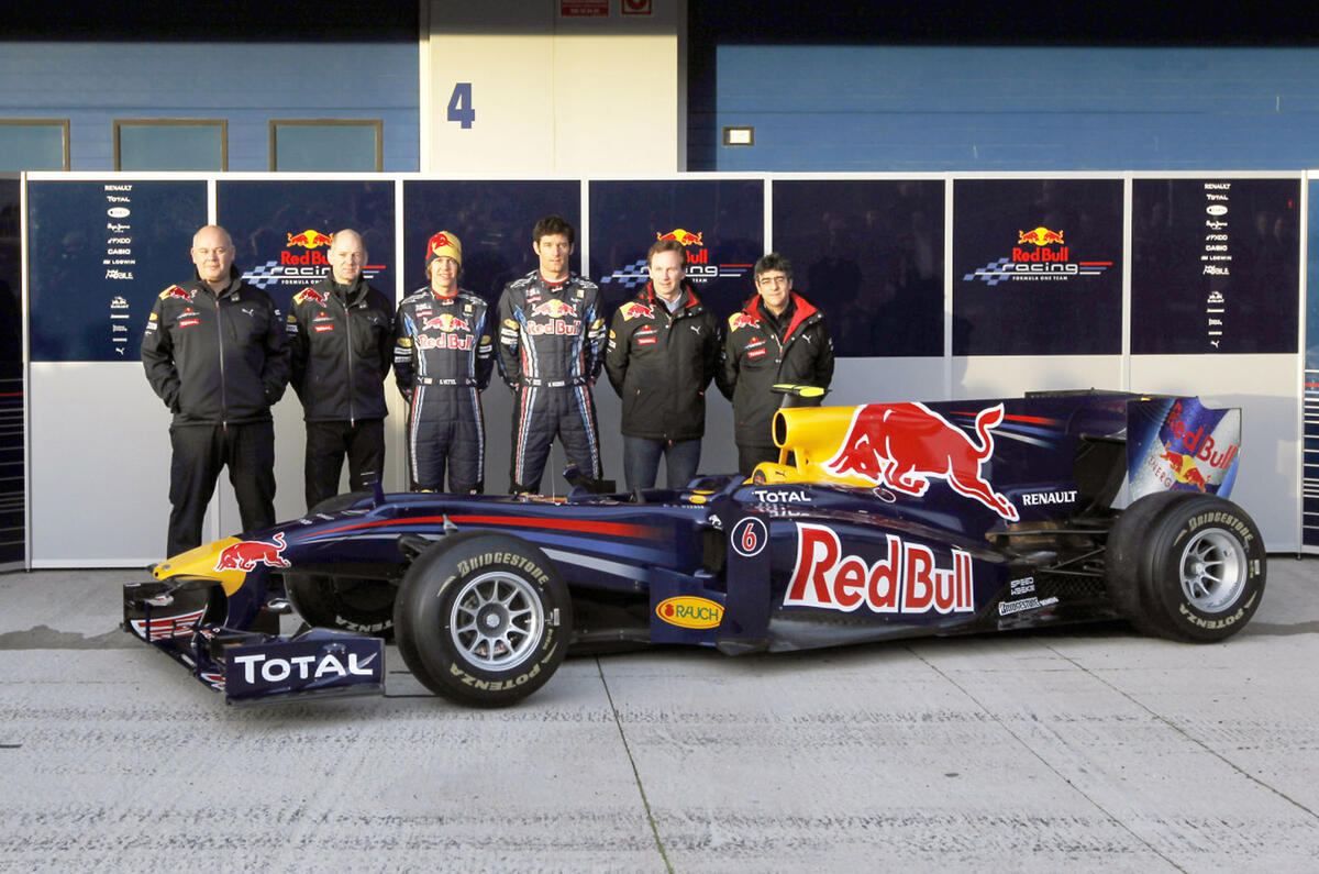 Red Bull reveals RB6 F1 car