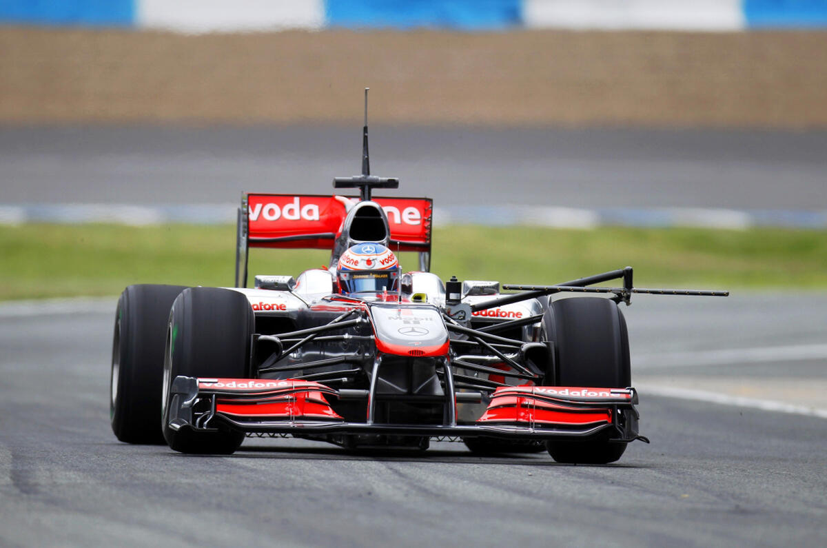 Rosberg sets F1 test pace