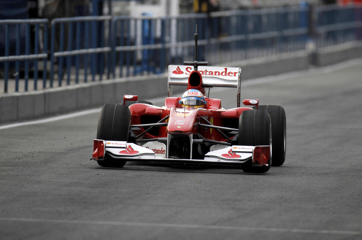 Rosberg sets F1 test pace