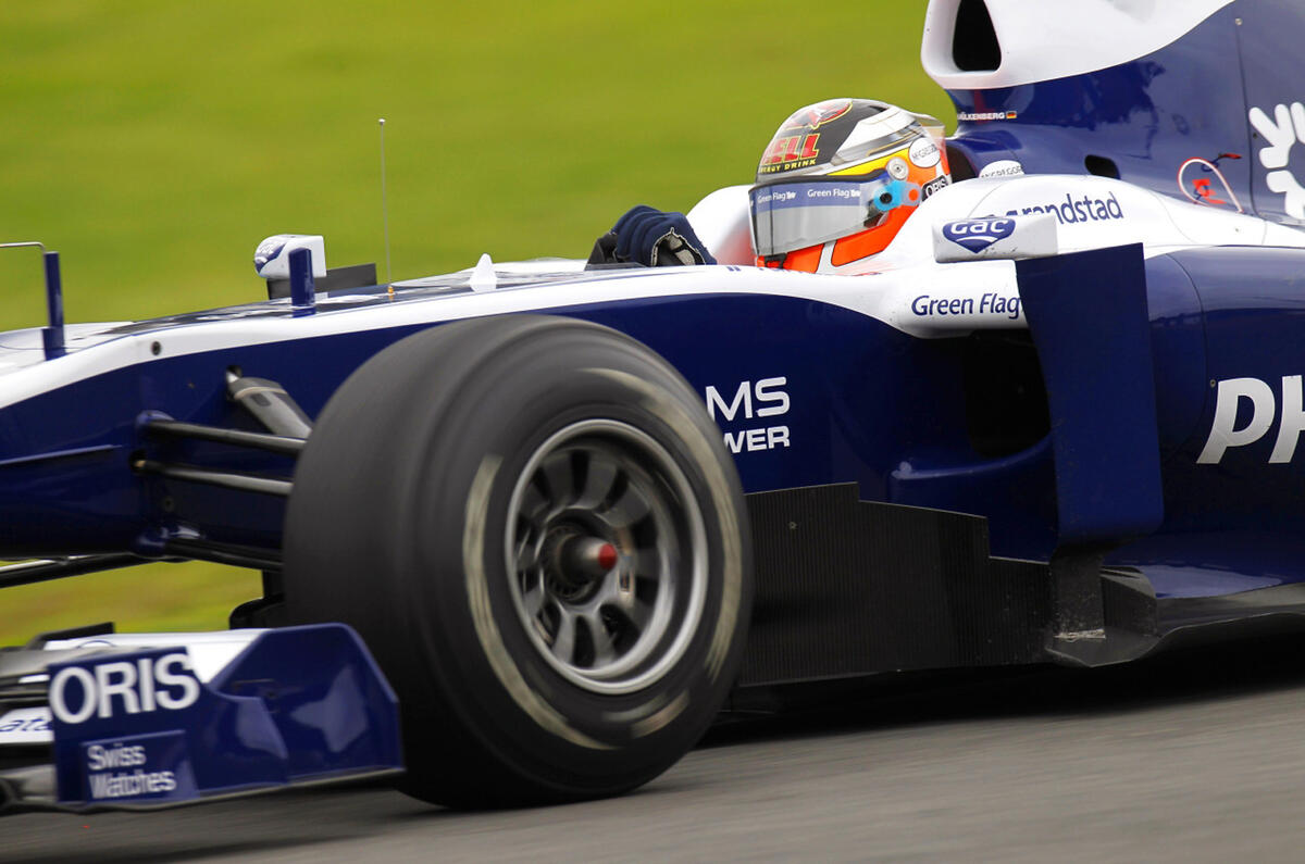 Rosberg sets F1 test pace