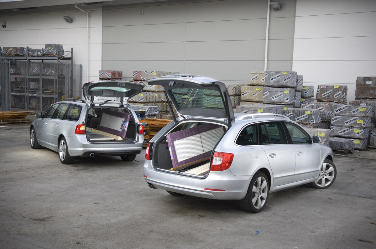 Volvo V70 v Skoda Superb