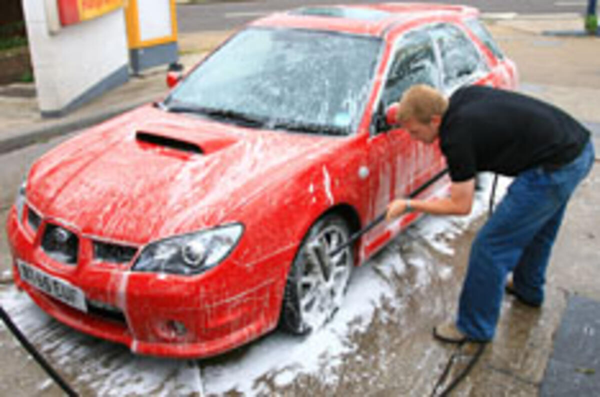 Steam to keep cars clean and green