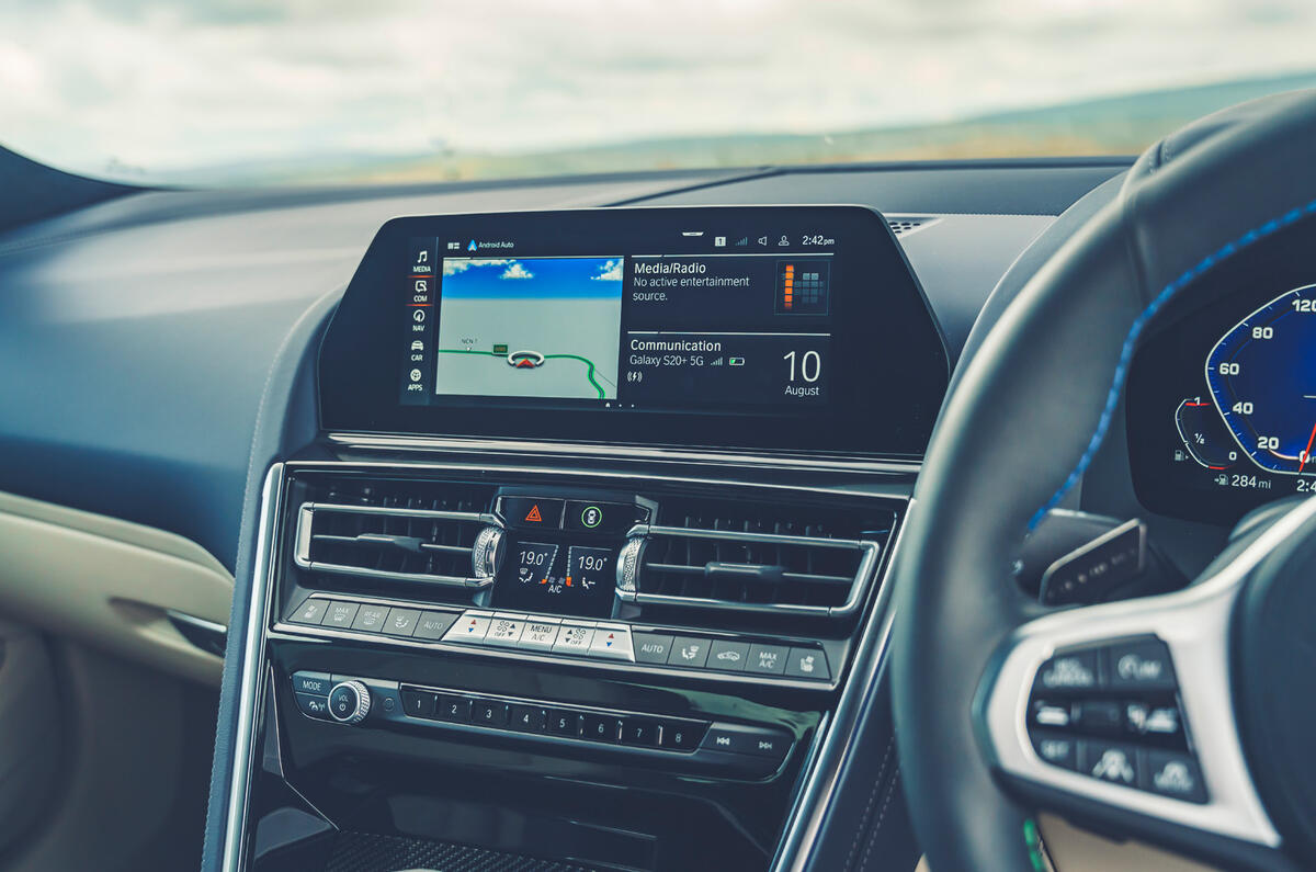 11 Alpina B8 Gran Coupe 2021 road test review centre console