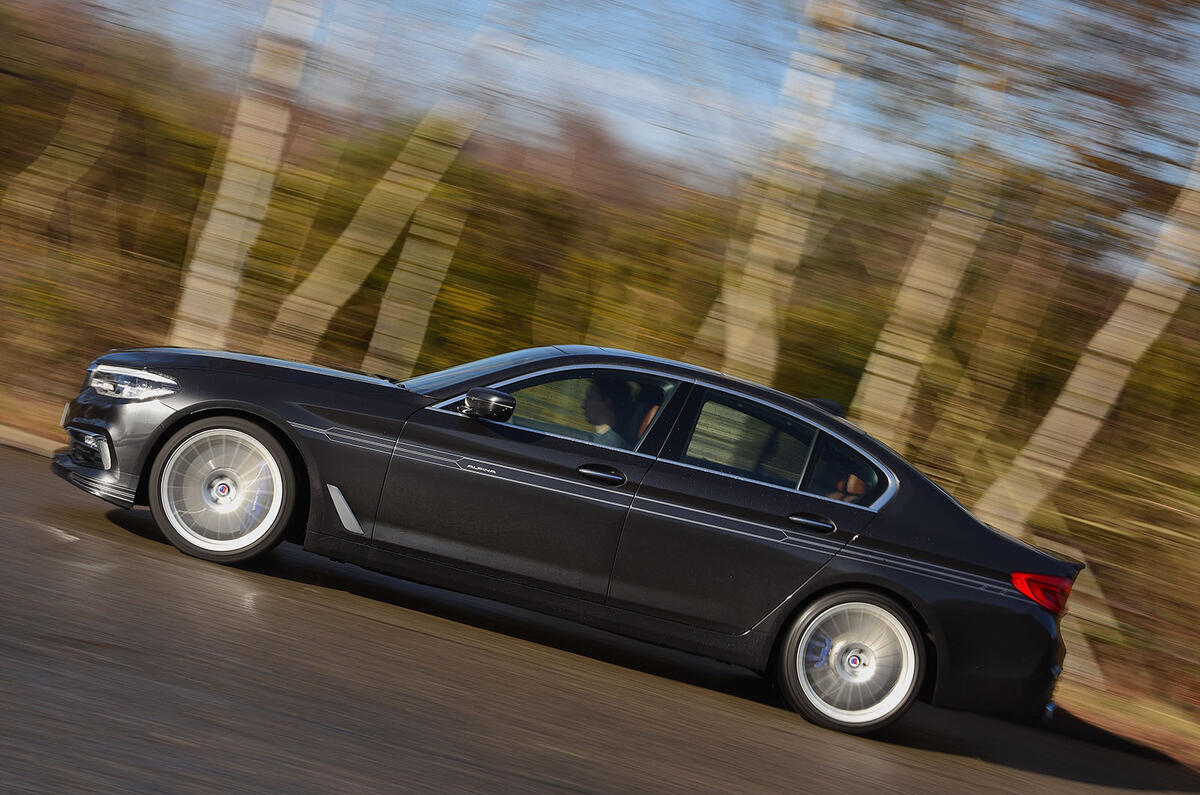 Alpina D5 S review on the road side