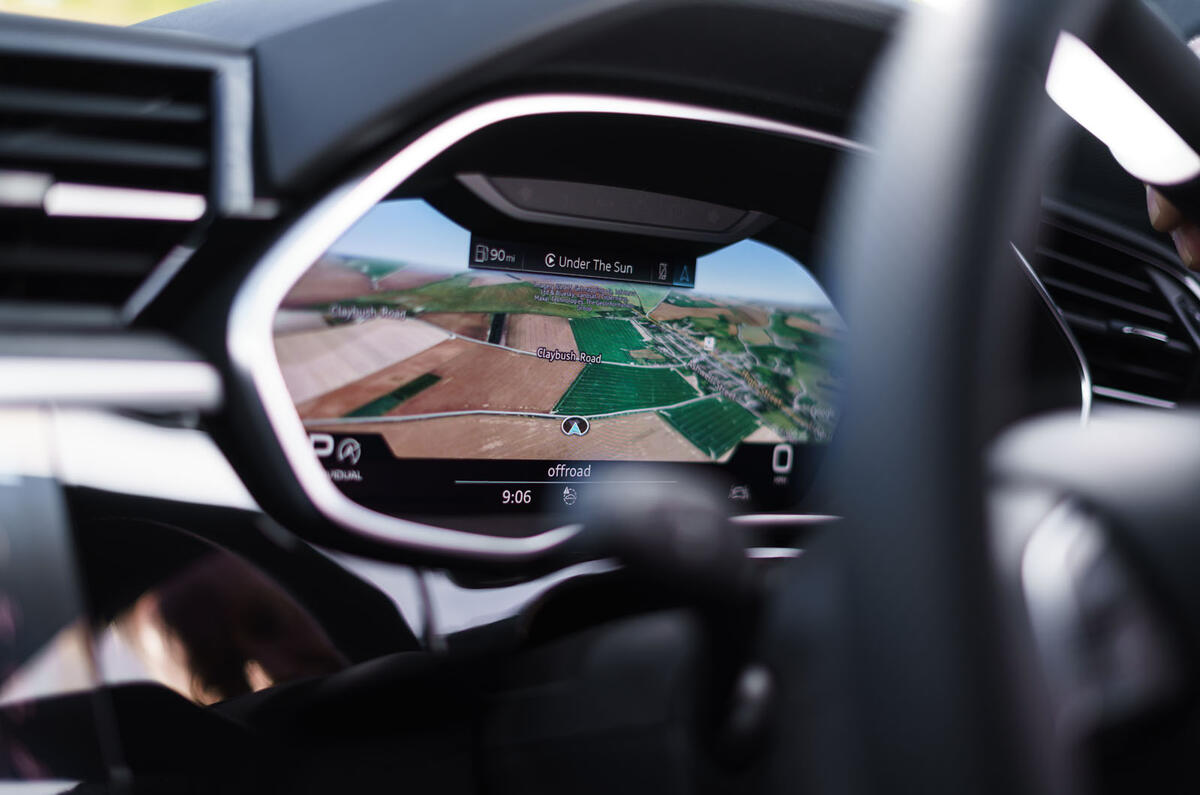 Audi Q3 Sportback 2019 road test review - instruments