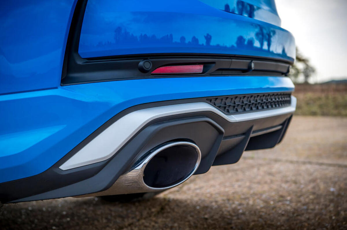 Audi RS Q3 Sportback 2020 road test review - exhausts