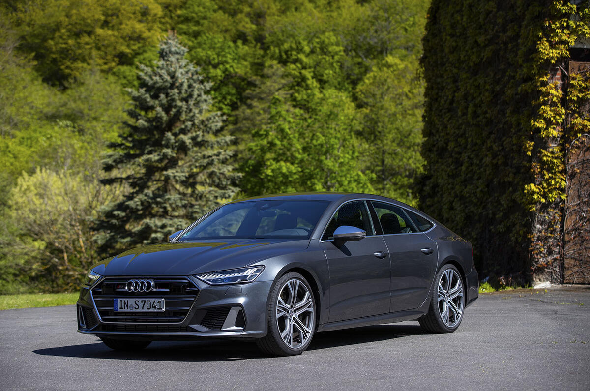 Audi S7 Sportback TDI 2020 road test review - static front Audi S7 Sportback TDI 2020 road test review - static front