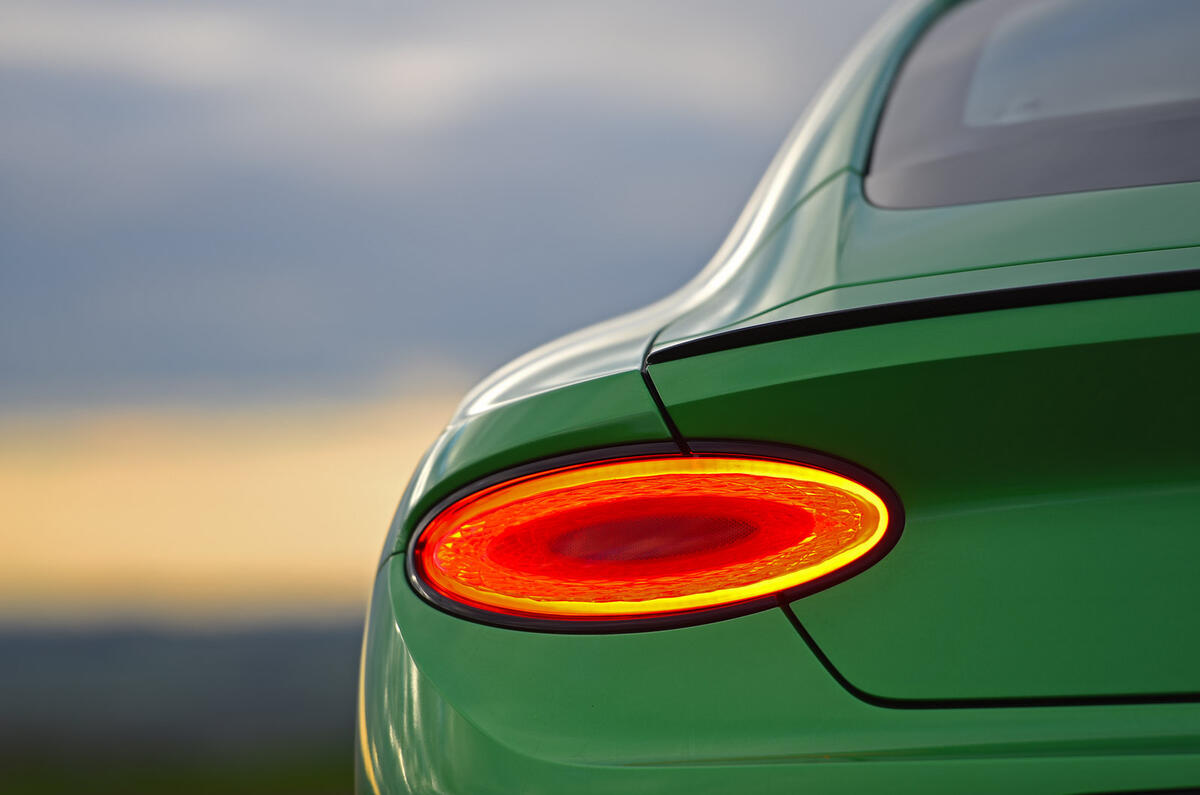 11 Bentley Continental GT Speed 2022 road test rear lights 11 Bentley Continental GT Speed 2022 road test rear lights