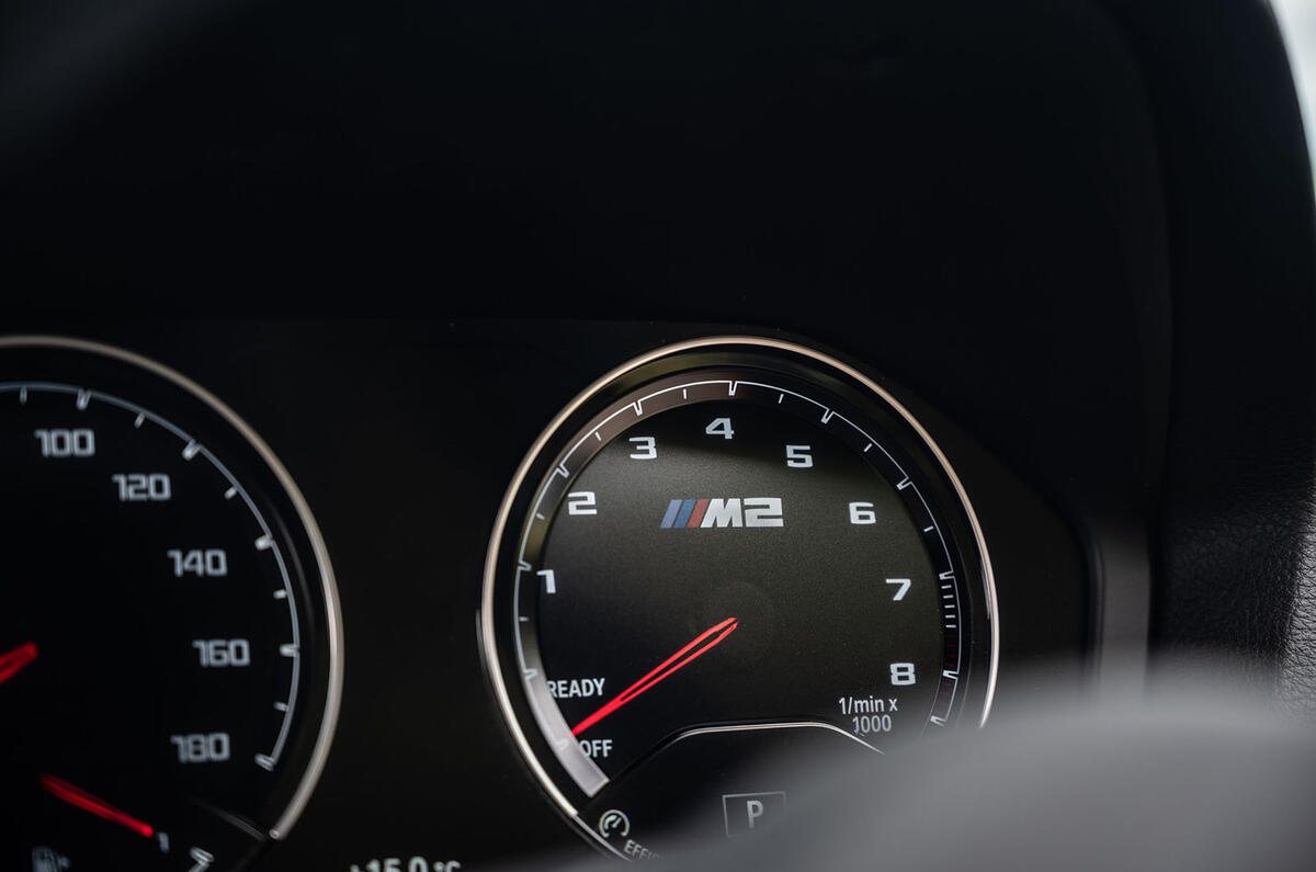 BMW M2 CS 2020 road test review - instruments
