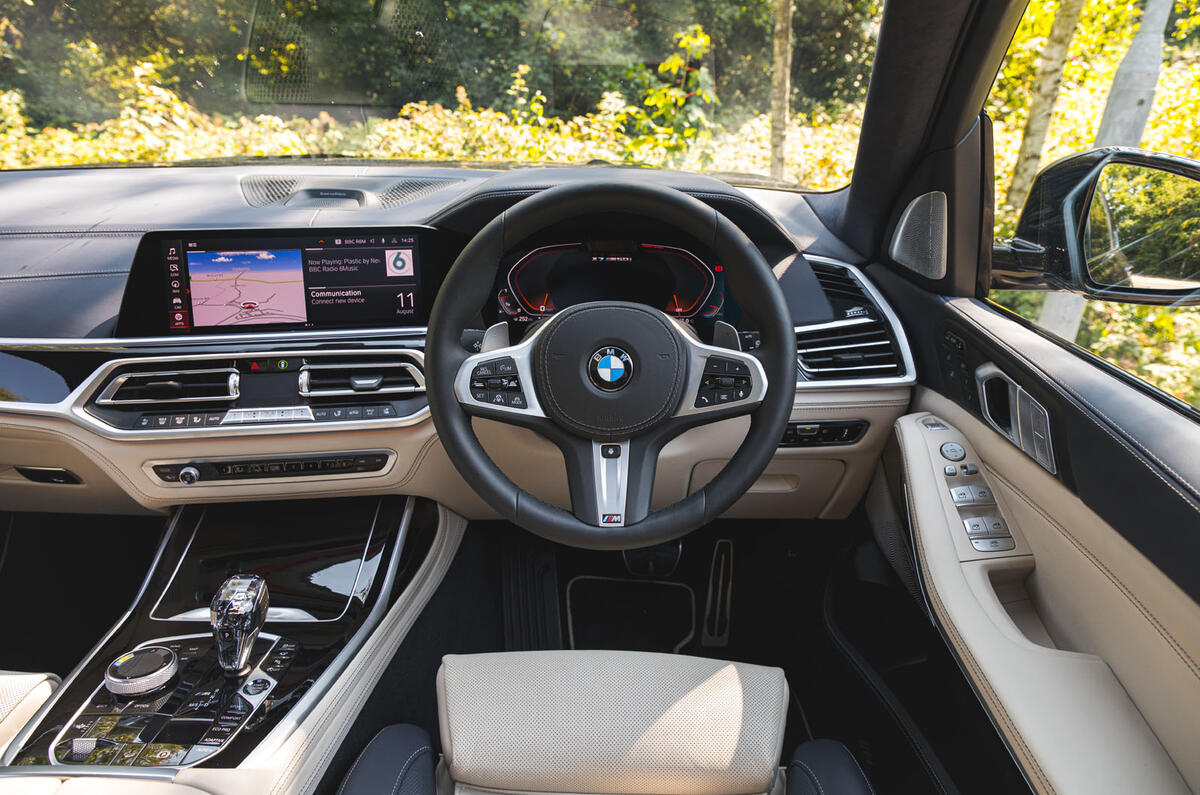 BMW X7 2020 road test review - dashboard