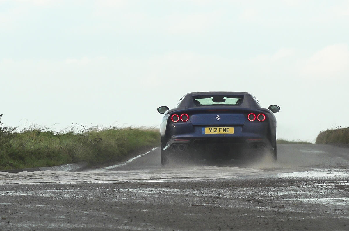 11 ferrari 812 gts 2020 uk fd cornering rear