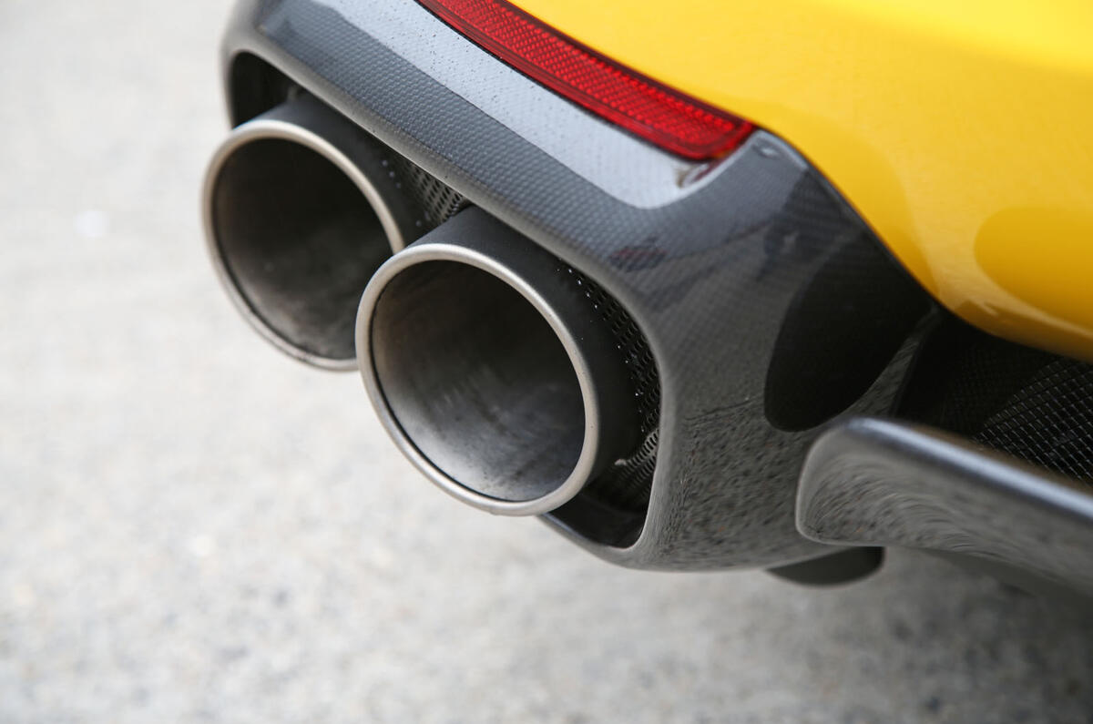 Ferrari 812 Superfast 2018 road test review exhaust
