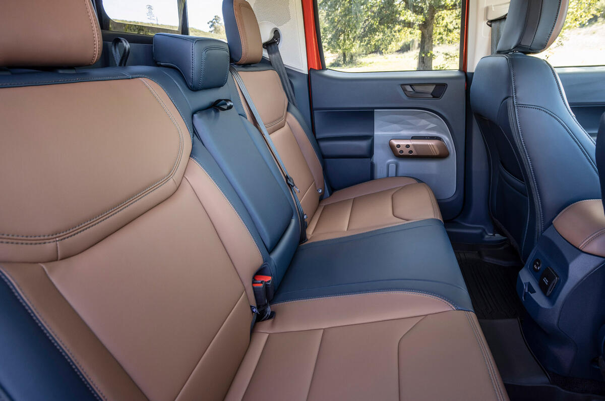 11 Ford Maverick 2L EcoBoost 2022 review rear seats 11 Ford Maverick 2L EcoBoost 2022 review rear seats