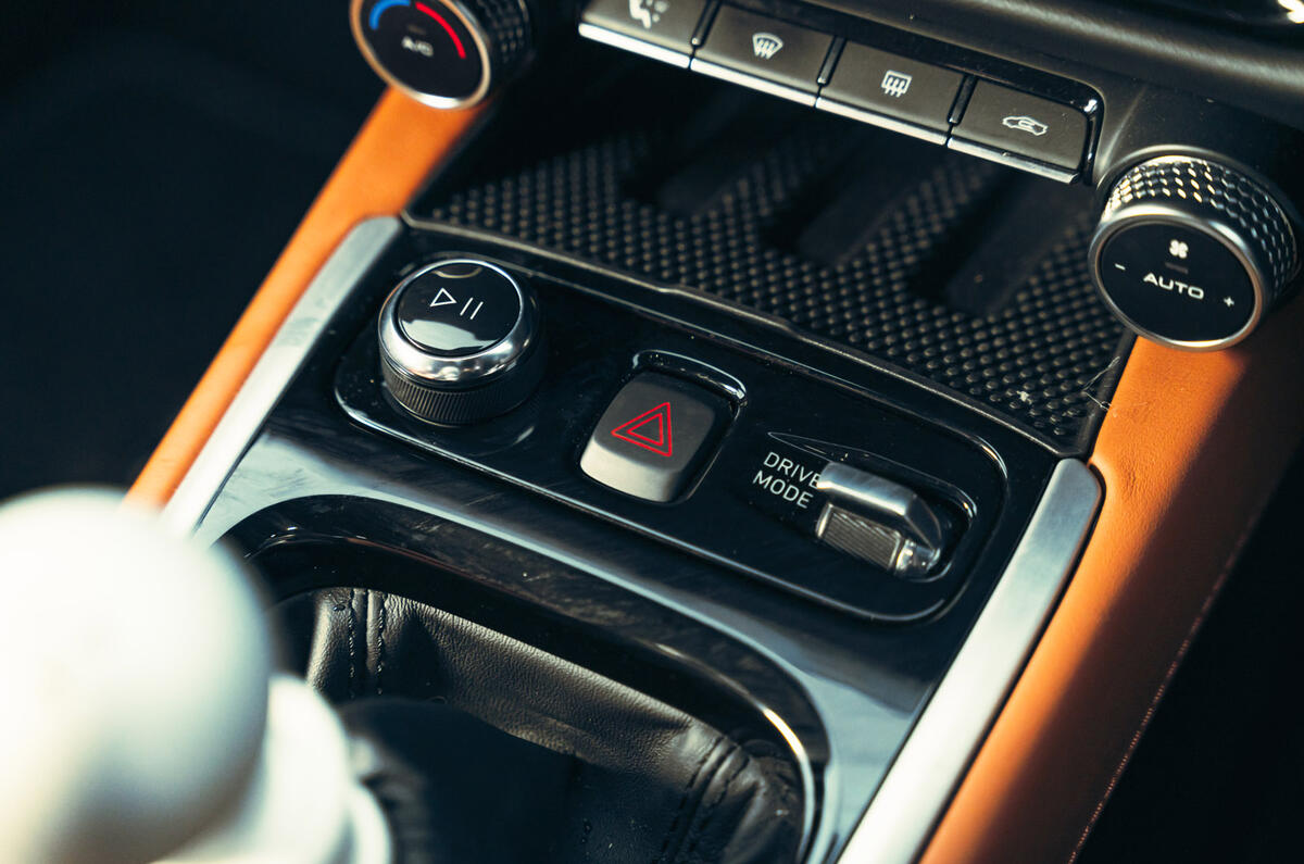 11 Lotus Emira V6 2025 Autocar road test review buttons