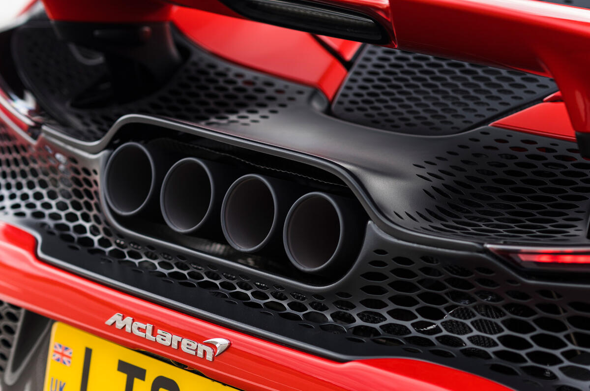 11 McLaren 765LT spider 2021 first drive review exhausts