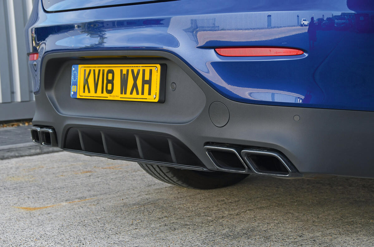 Mercedes-AMG GLC 63 S road test review exhausts