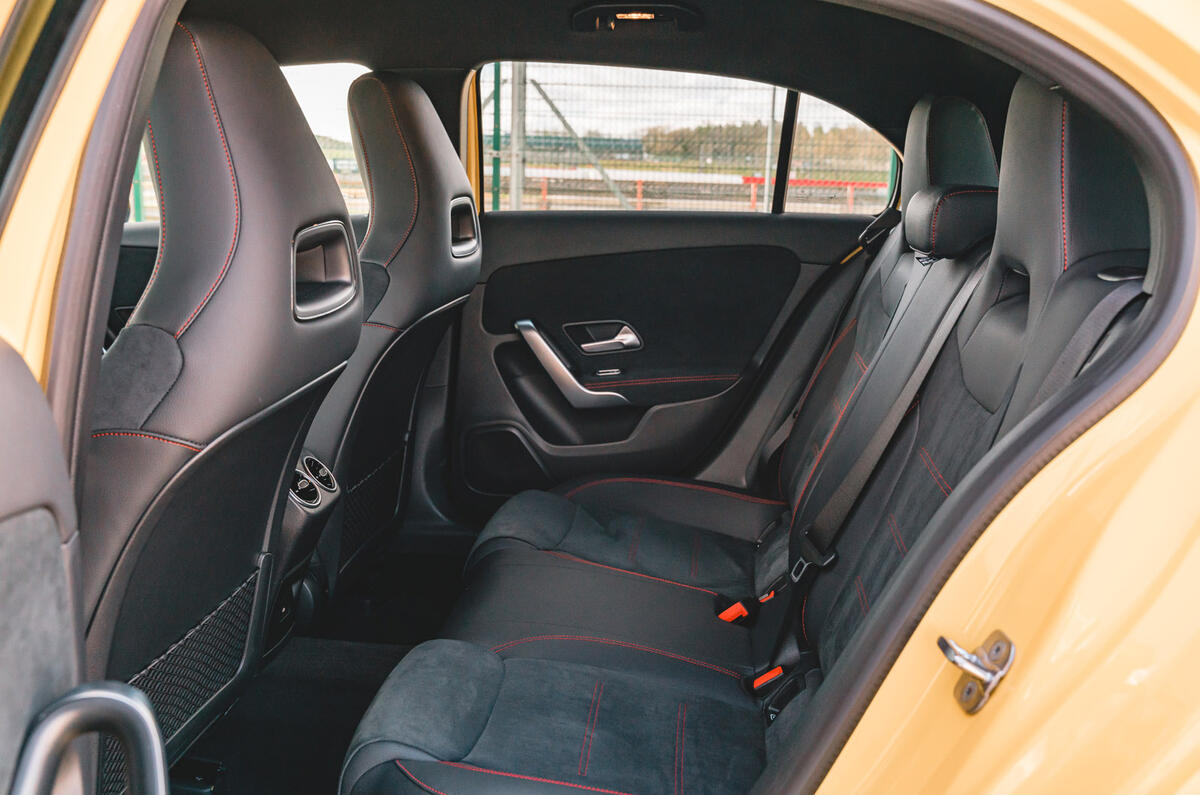 Mercedes Benz A Class RT rear seats