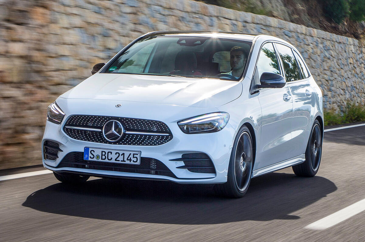 Mercedes-Benz B-Class review - on the road front