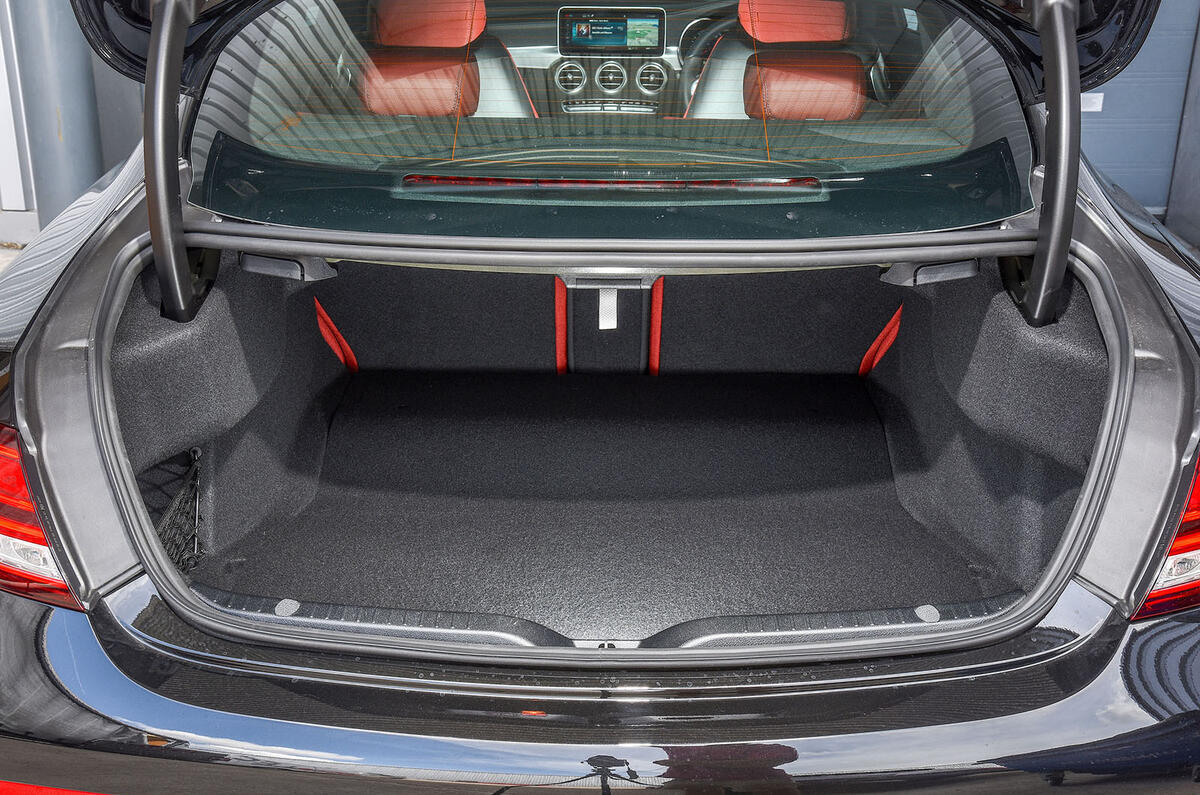 Mercedes-Benz C-Class Coupe 2019 review - boot