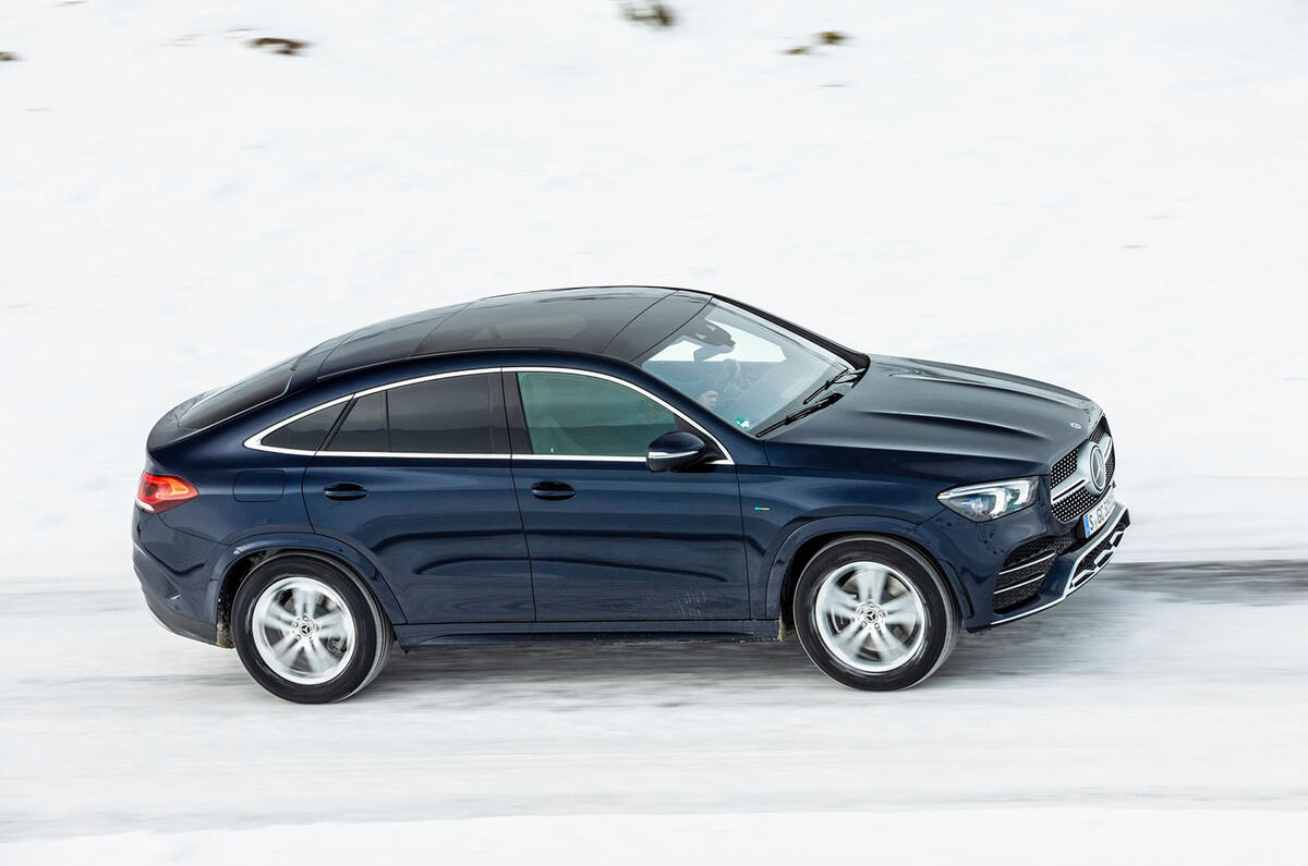 Mercedes-Benz GLE Coupe 2020 road test review - on the road side