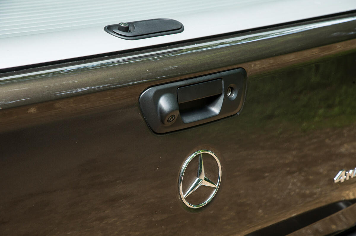 Mercedes-Benz X-Class road test review flatbed handle