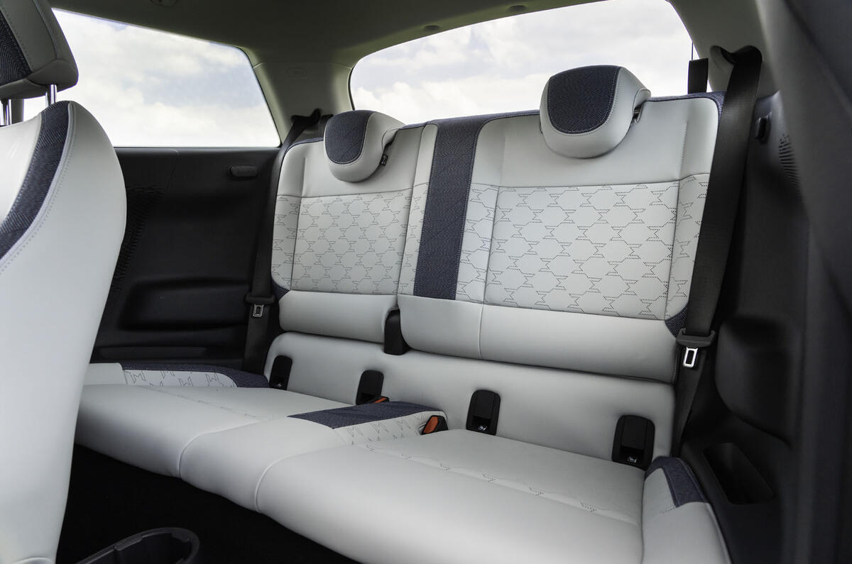11 Mini Cooper E Electric 2024 review rear seats