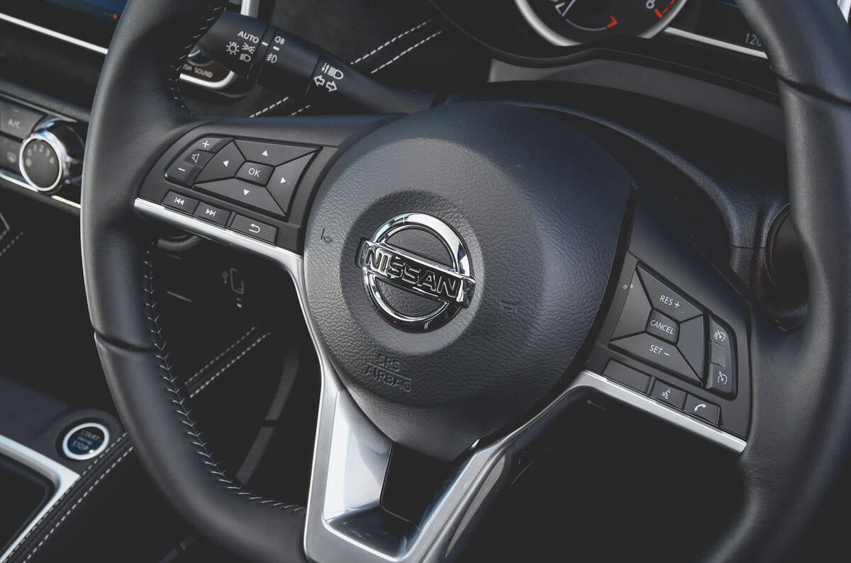 Nissan Micra N-Sport 2019 road test review - steering wheel