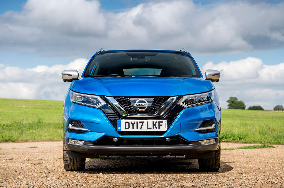 Nissan Qashqai road test review static nose