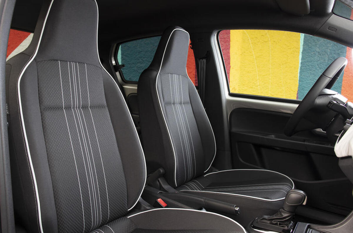 Seat Mii Electric 2020 road test review - front seats