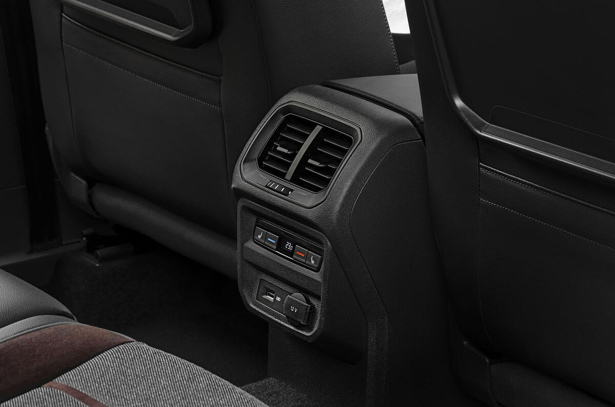 Seat Tarraco 2018 review - rear climate control