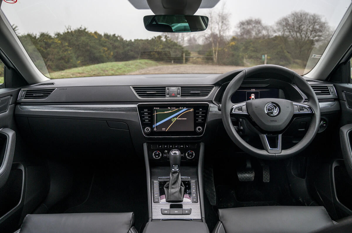 Skoda Superb iV 2020 road test review - dashboard