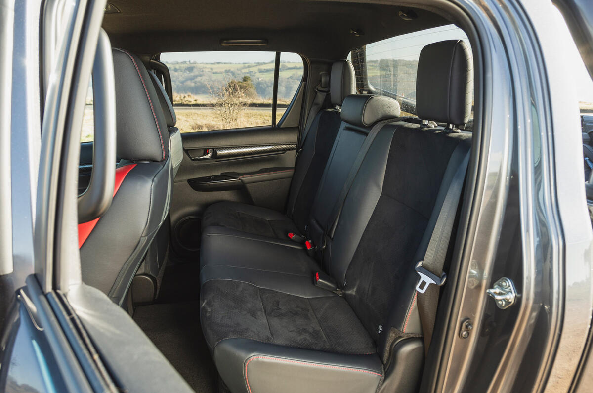 11 Toyota Hilux GR Sport RT 2023 rear seats 11 Toyota Hilux GR Sport RT 2023 rear seats