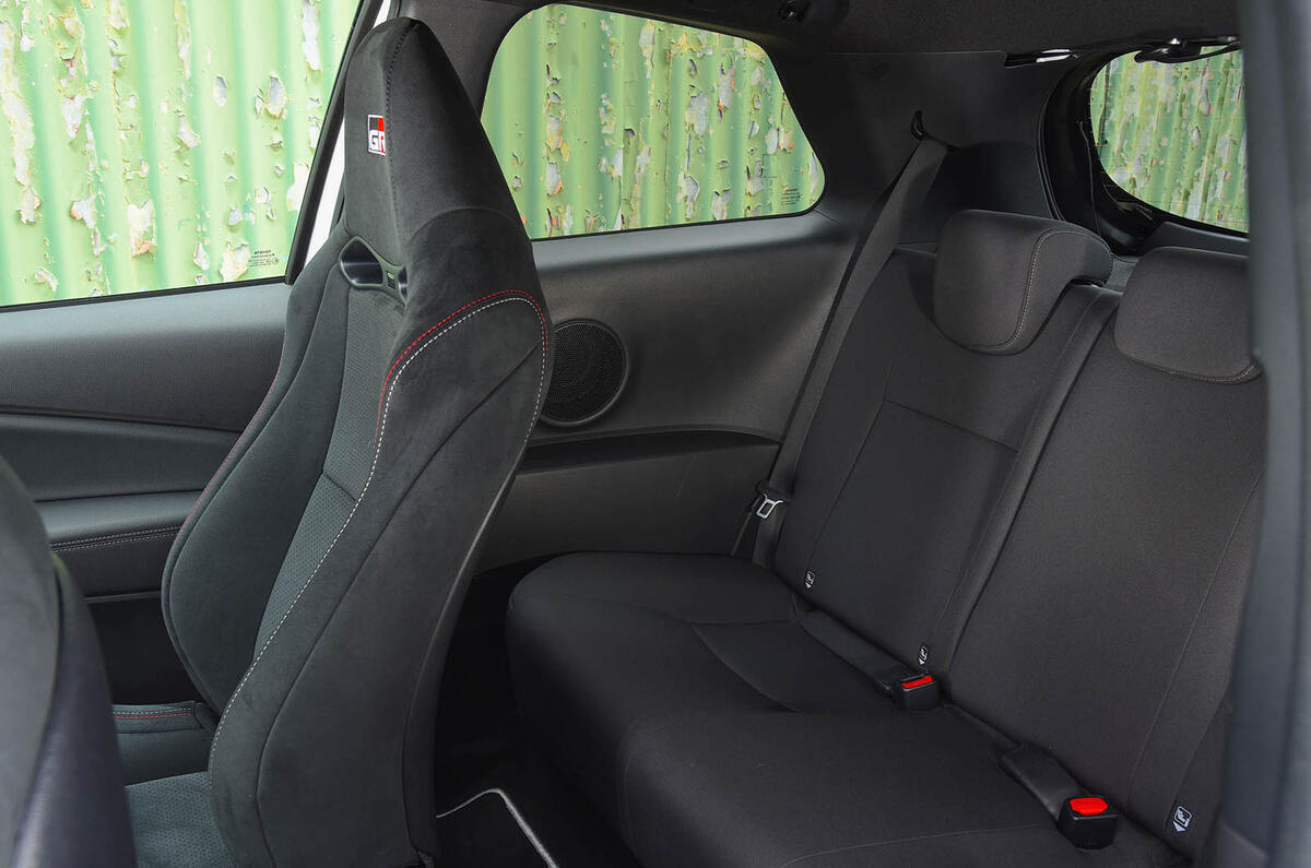 Toyota Yaris GRMN rear seats