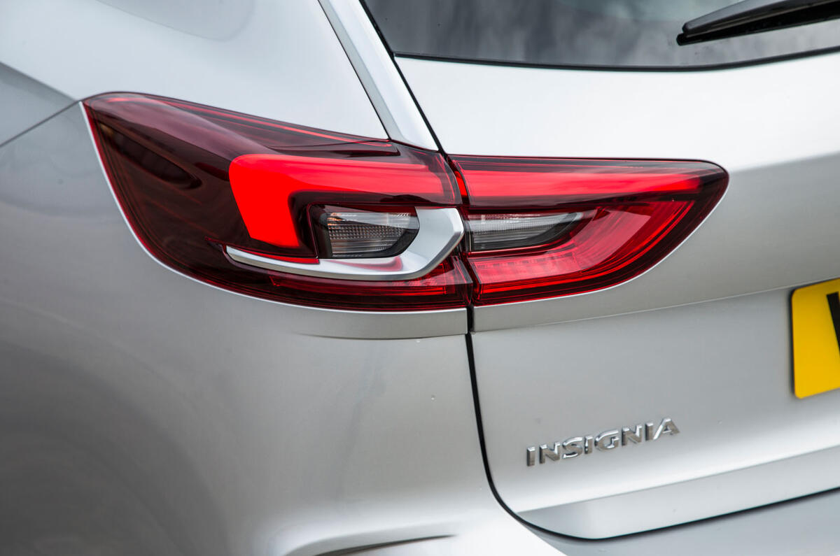 Vauxhall Insignia Sports Tourer GSI review rear lights