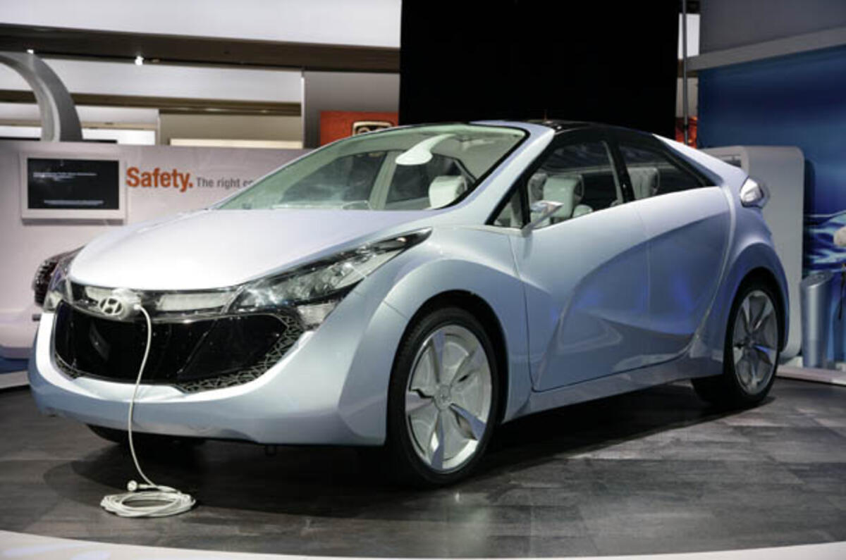 no title Detroit motor show: Hyundai Blue-Will