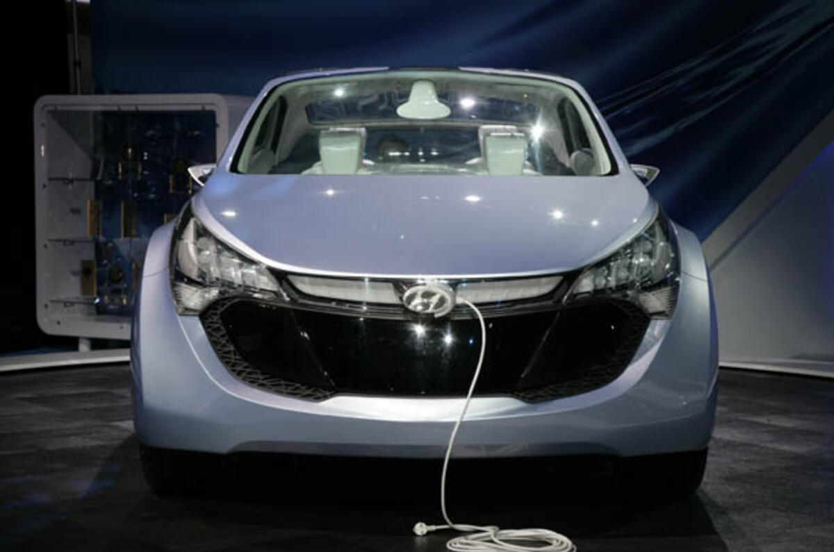 no title Detroit motor show: Hyundai Blue-Will