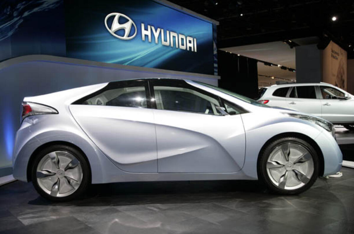 no title Detroit motor show: Hyundai Blue-Will