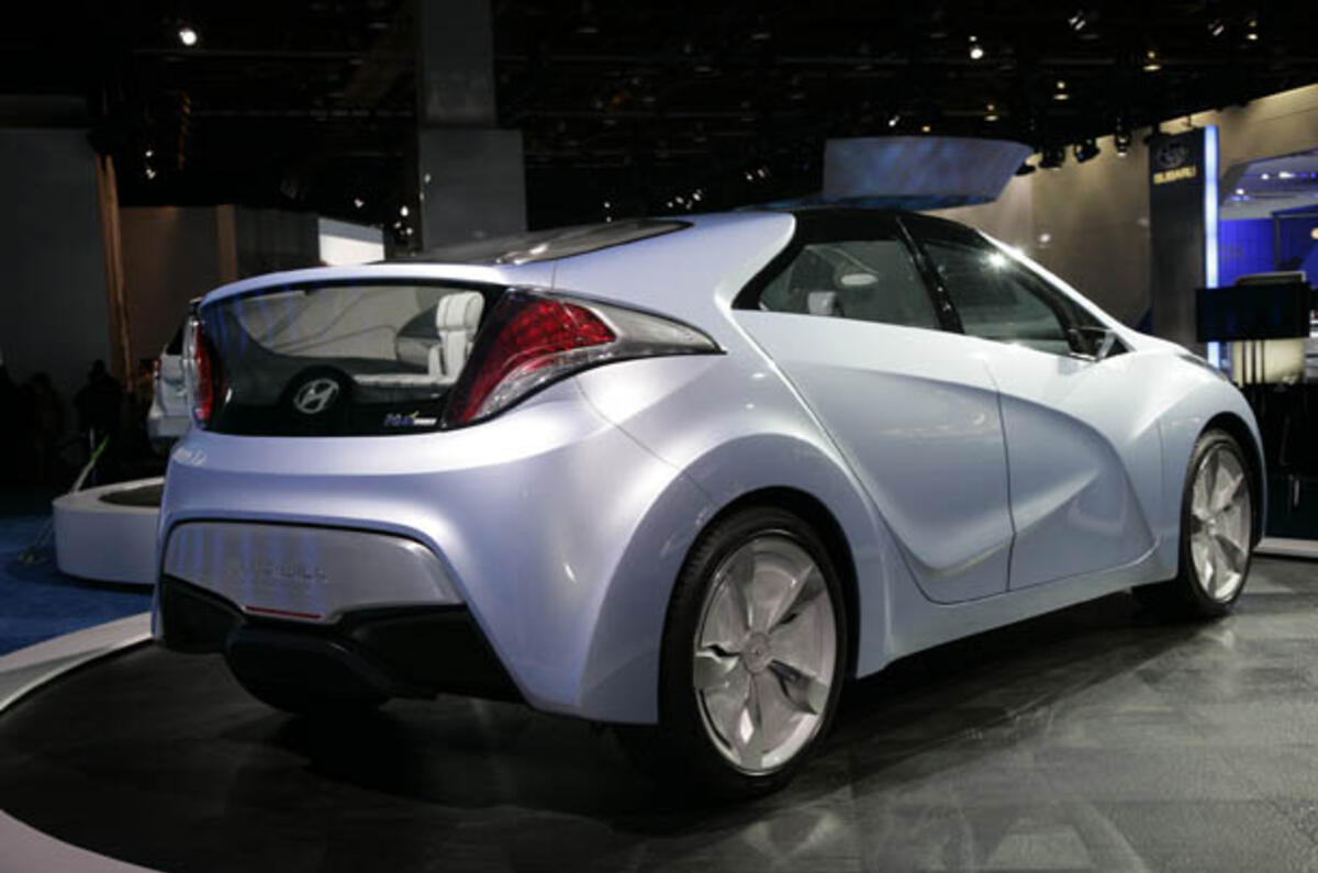 no title Detroit motor show: Hyundai Blue-Will