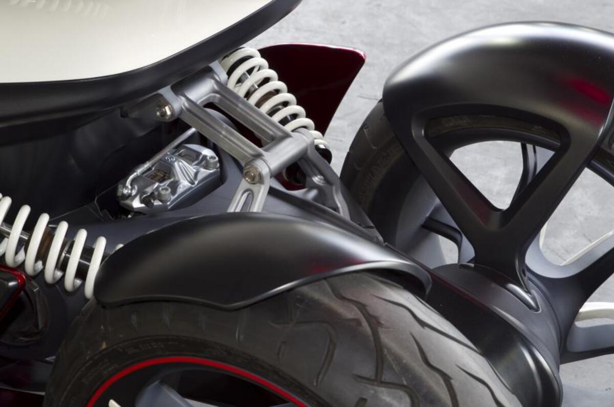 Opel Rak-e rear suspension