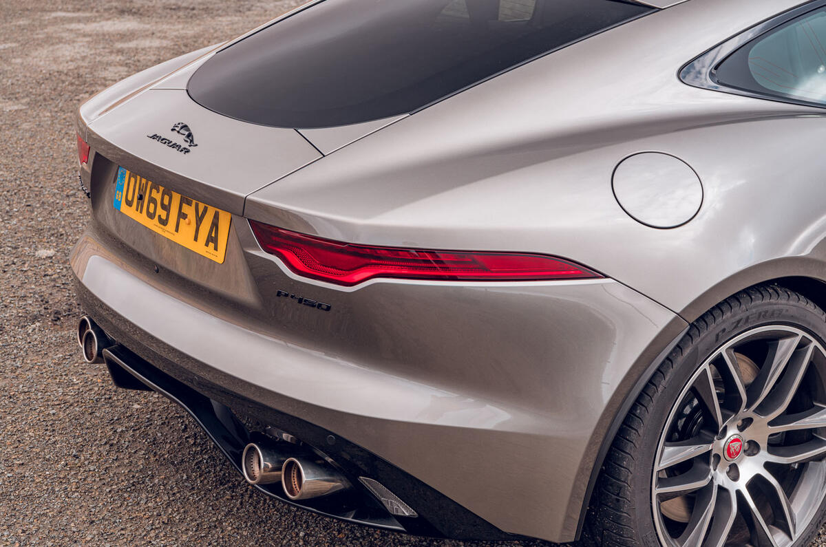 Jaguar F-Type 2020 road test review - rear end Jaguar F-Type 2020 road test review - rear end