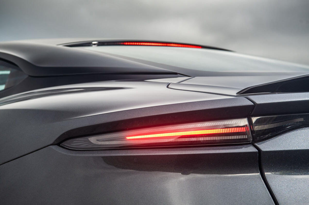 Aston Martin DBS Superleggera 2018 road test review - rear lights
