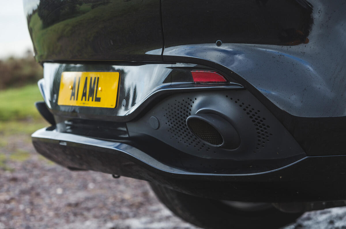 Aston Martin DBX 2020 road test review - exhausts