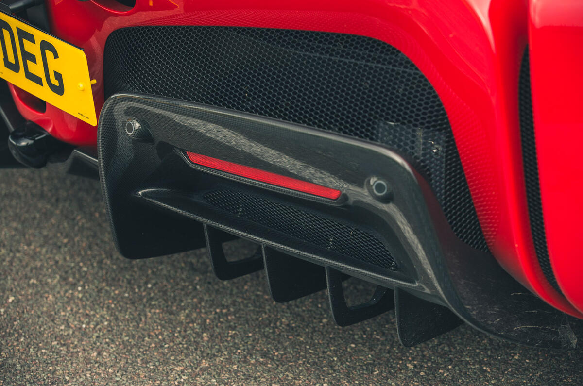 12 Ferrari SF90 Stradale 2021 road test review rear diffuser