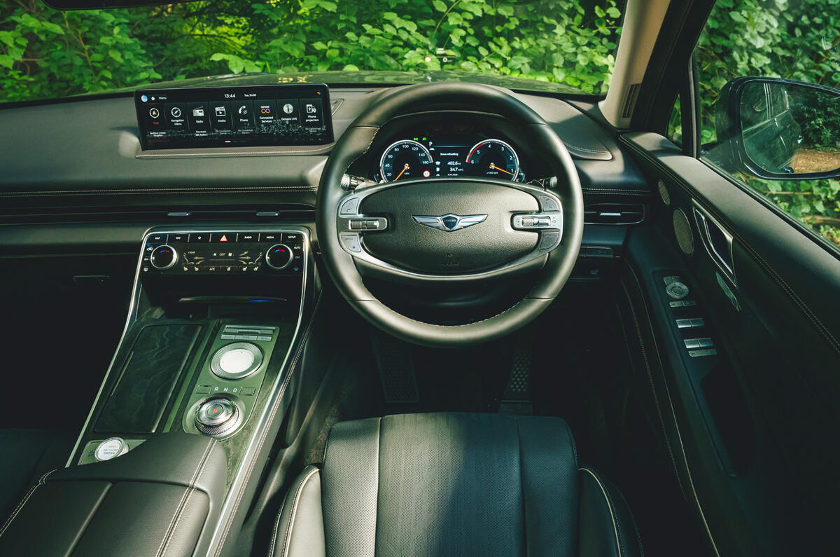 12 Genesis GV80 2021 road test review dashboard 12 Genesis GV80 2021 road test review dashboard
