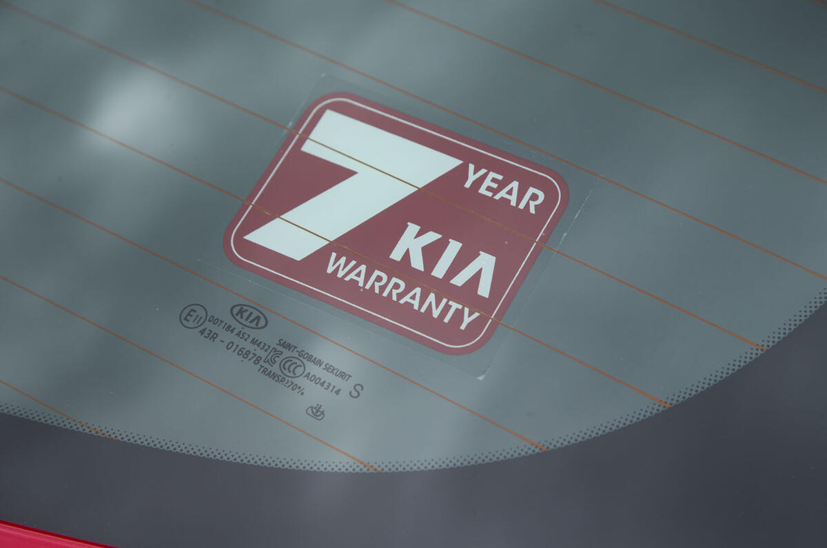 Kia Stinger GT line 2018 review warranty sticker